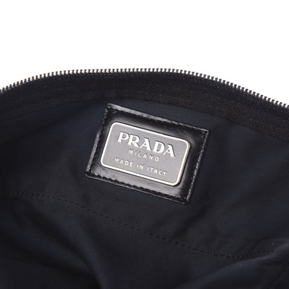 Prada Tessuto Nylon Duffle Blue 7 of 9