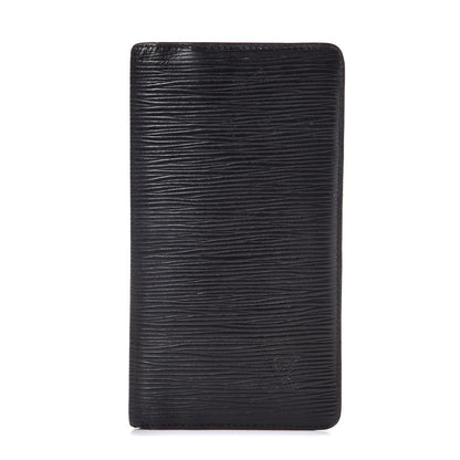 Louis Vuitton Epi Checkbook Card Holder Black 1 of 9