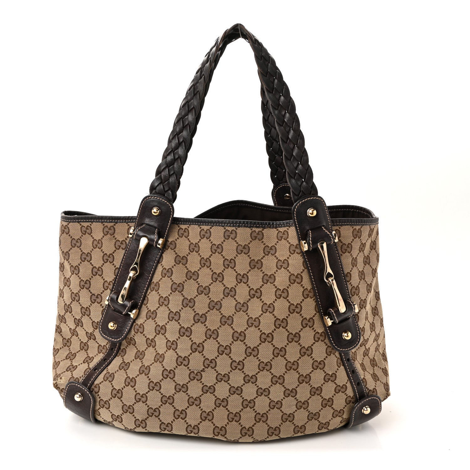 Gucci Monogram Medium Pelham Shoulder Bag Dark Brown 1 of 10