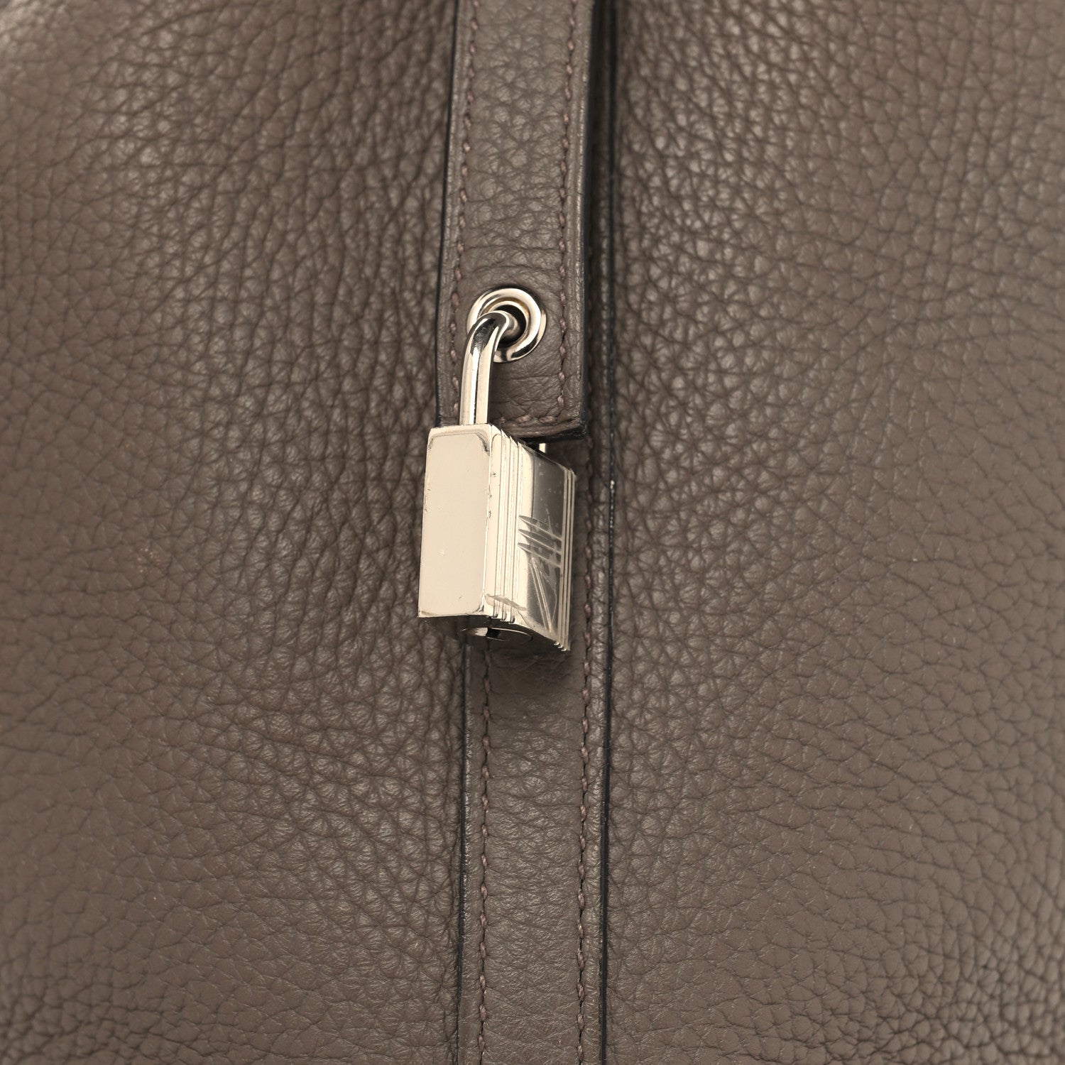 Hermes Taurillon Clemence Picotin Lock 18 PM Etain 8 of 14
