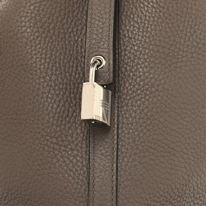 Hermes Taurillon Clemence Picotin Lock 18 PM Etain 8 of 14