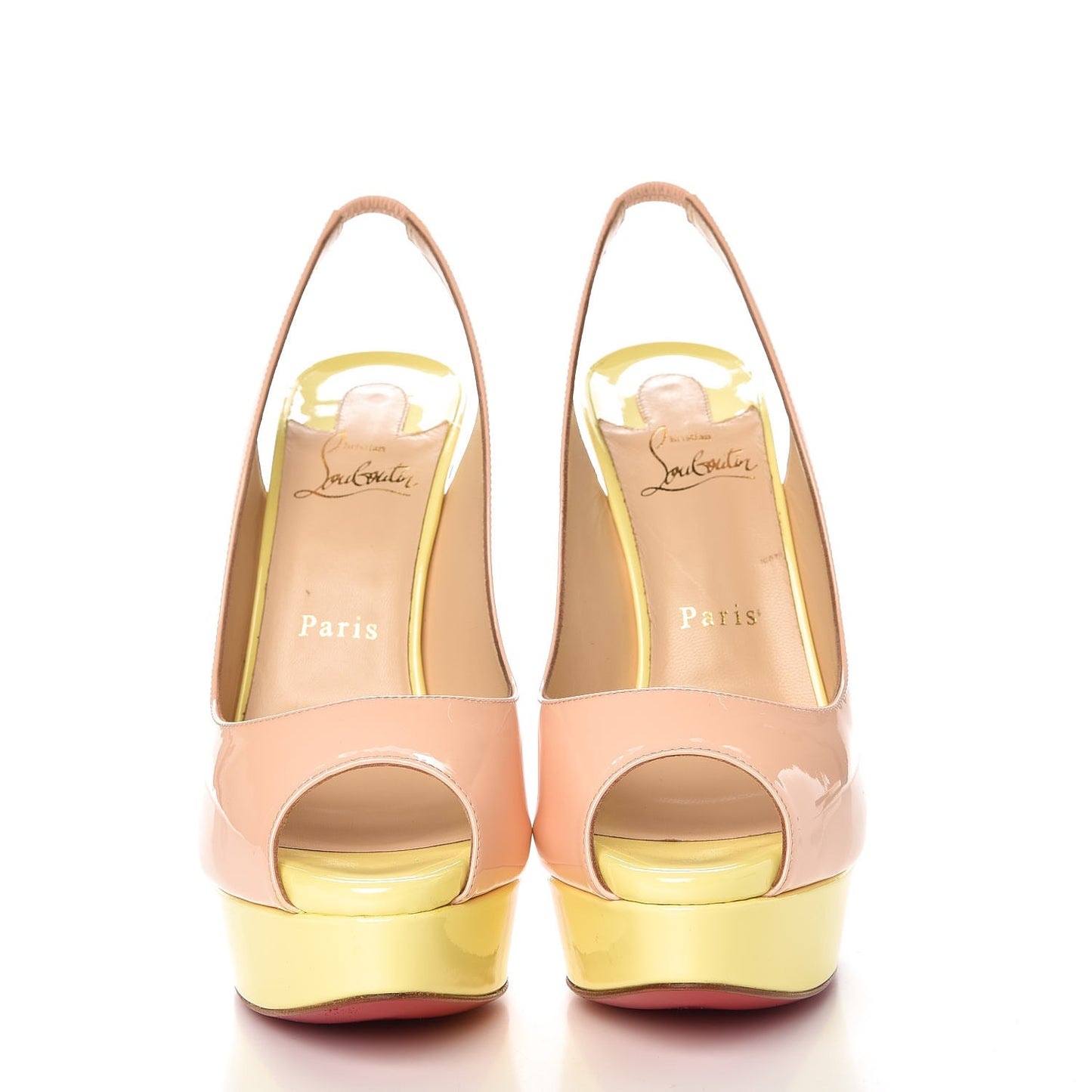 Patent Lady Peep Sling 150 Pumps 39 Poudre