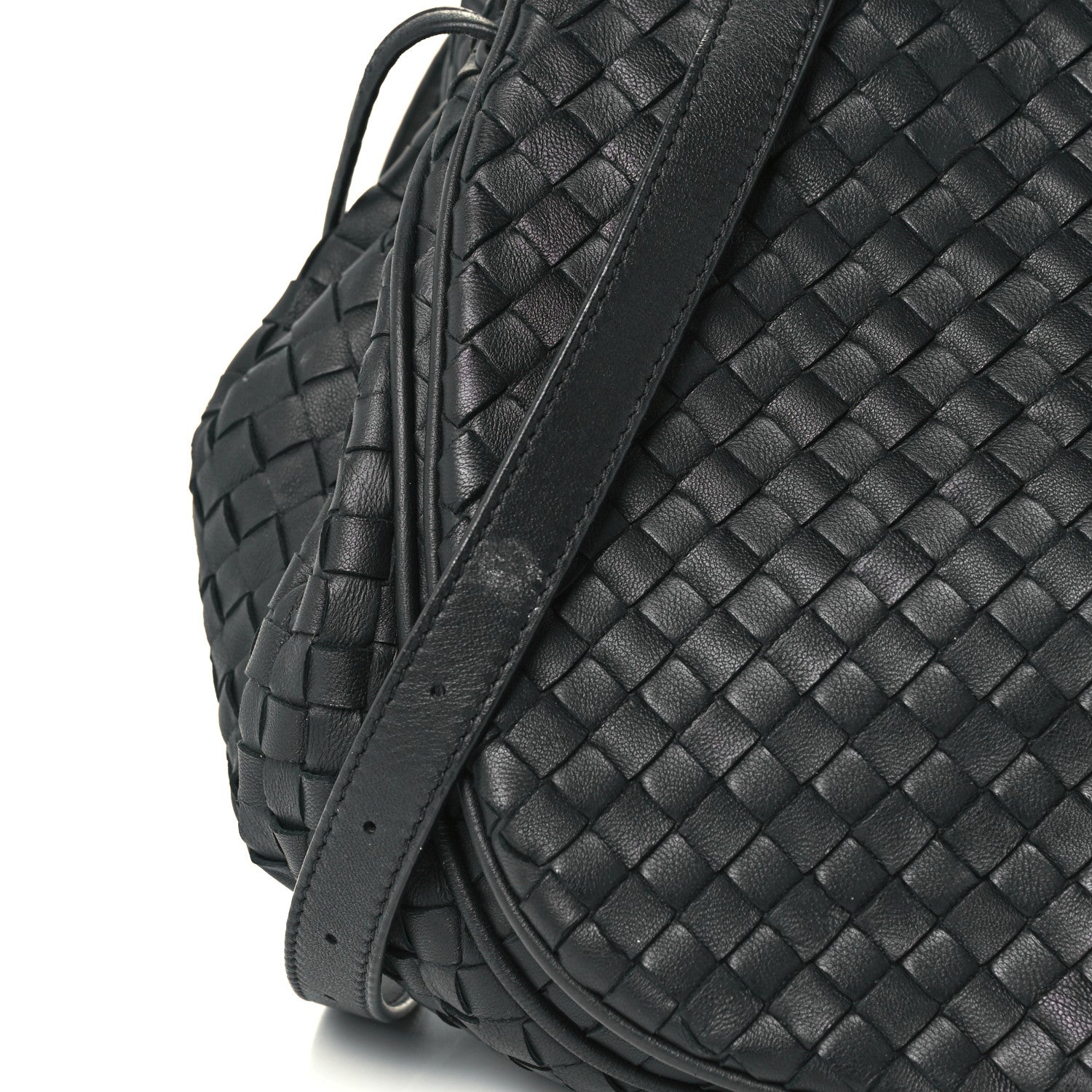 Bottega Veneta Nappa Intrecciato Message Bag Black 11 of 11