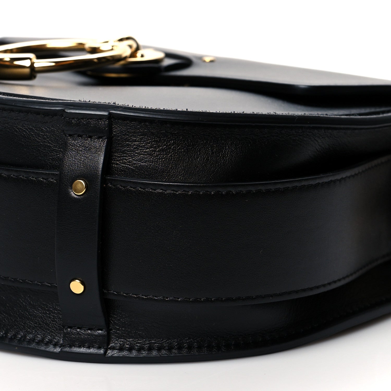 Chloe Calfskin Suede Large Tess Bag Black 9 of 9