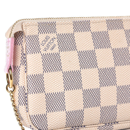 Louis Vuitton Damier Azur 2016 Christmas Animation Mini Pochette Accessories 8 of 8