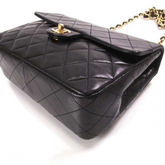 Vintage Lambskin Quilted Medium Flap