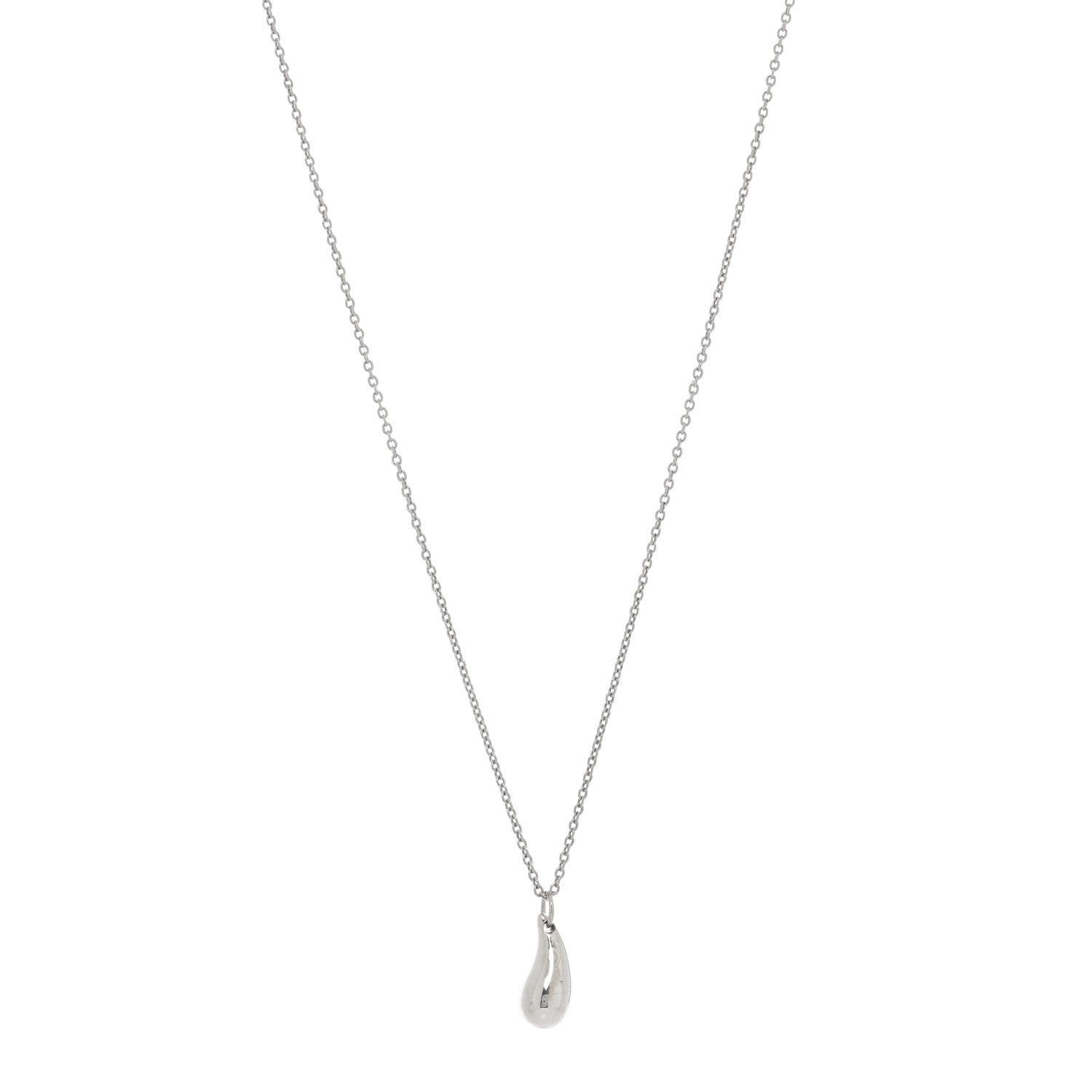 Tiffany Sterling Silver 12mm Elsa Peretti Teardrop Pendant