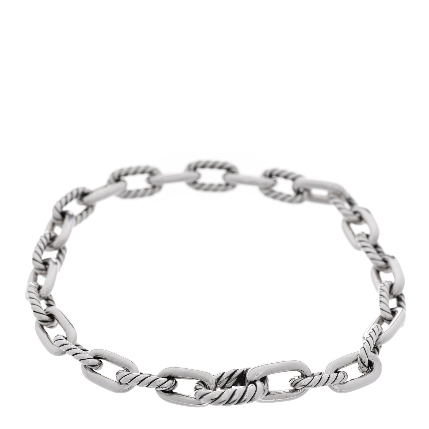 Sterling Silver 10mm Medium Oval Link Bracelet