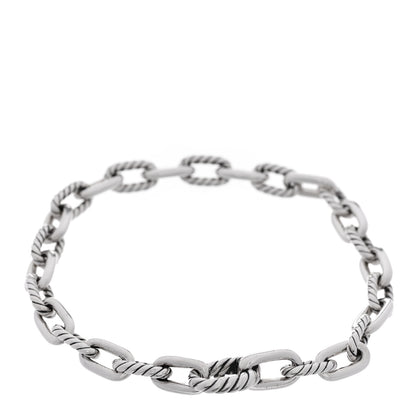 David Yurman Sterling Silver 10mm Medium Oval Link Bracelet 2 of 3