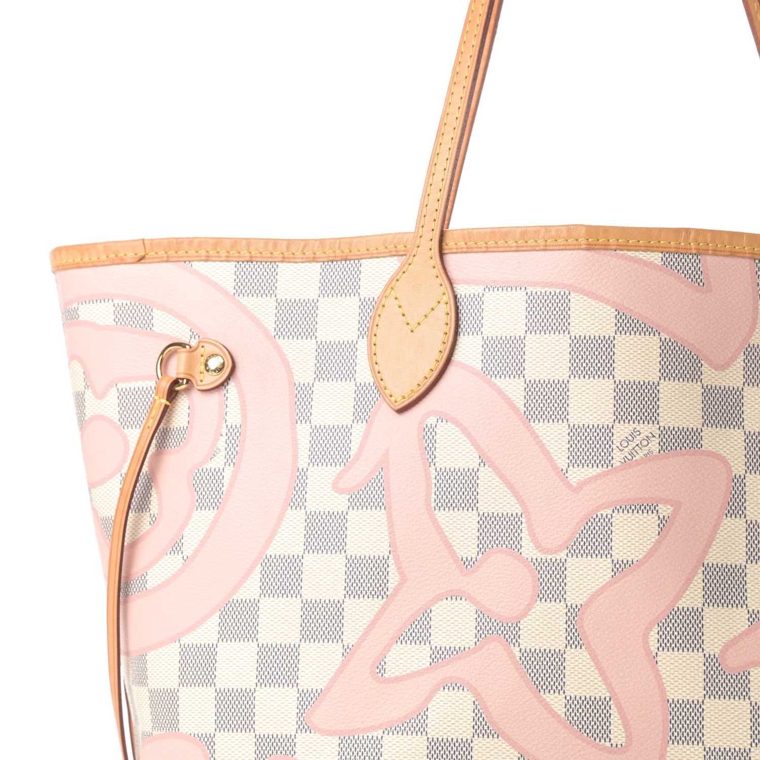 Louis Vuitton Damier Azur Tahitienne Neverfull MM 12 of 18