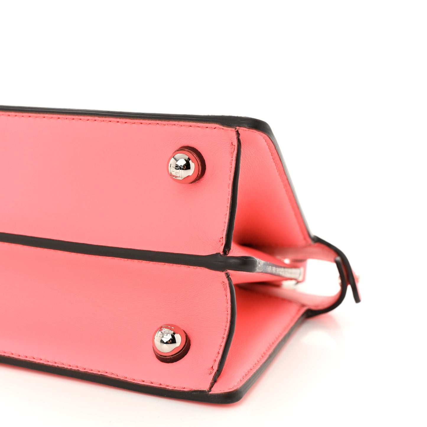 Shiny Nappa Petite Peekaboo I SEE U Satchel Pink Dalia