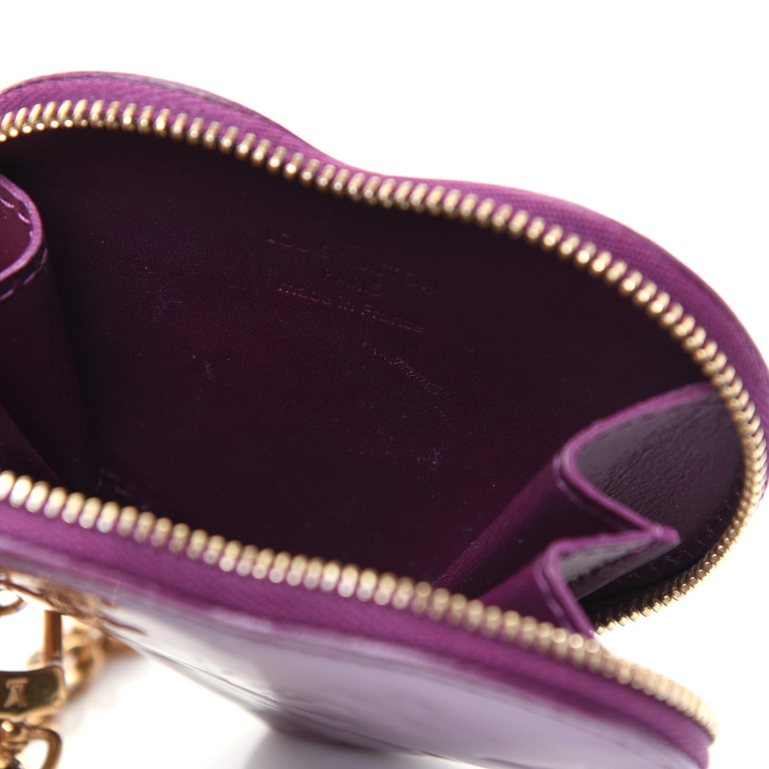 Louis Vuitton Vernis Heart Coin Purse Violet 11 of 15
