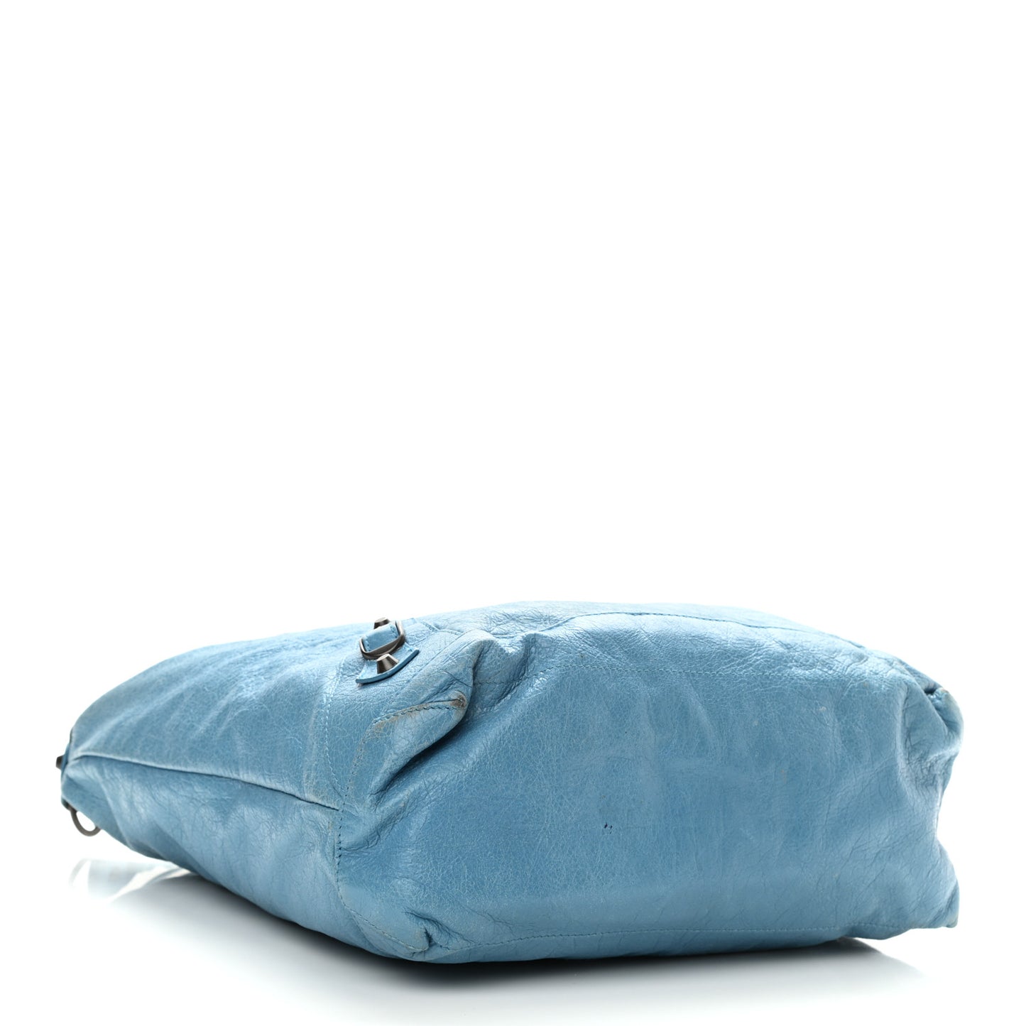 Agneau Classic Hardware Day Hobo Bleu Indigo
