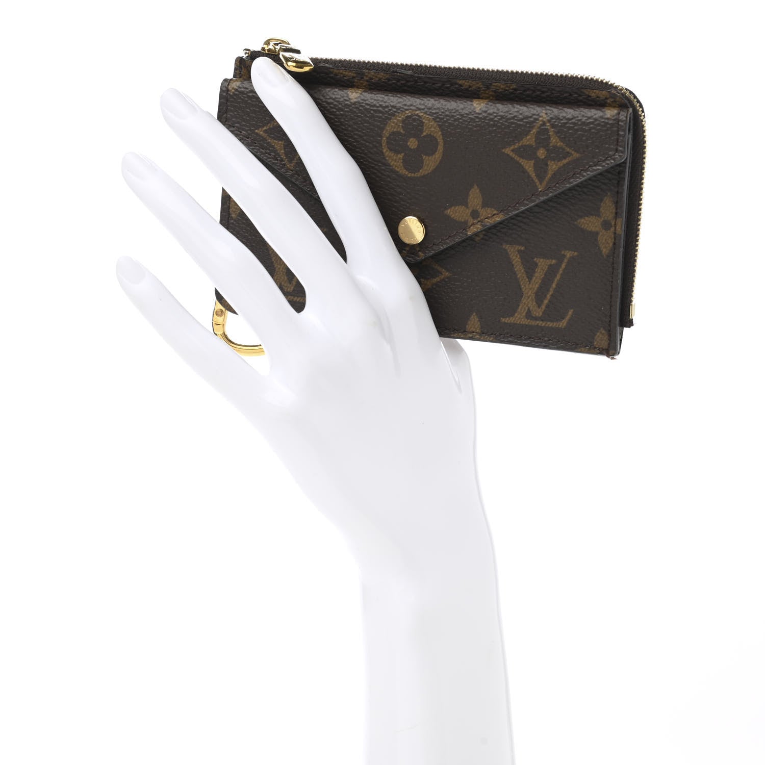 Louis Vuitton Monogram Recto Verso Card Holder Black 2 of 8