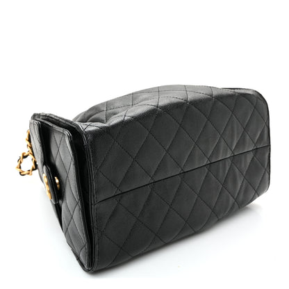 Chanel Caviar Quilted Small Chanel 25 Handbag Black 4 of 10