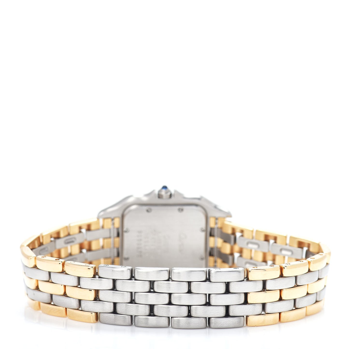 Stainless Steel 18K Yellow Gold 27mm Panthere Quartz Watch