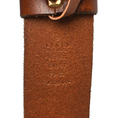 Gucci Faded Calfskin Double G 40mm Belt 70 28 Cuir 4 of 6