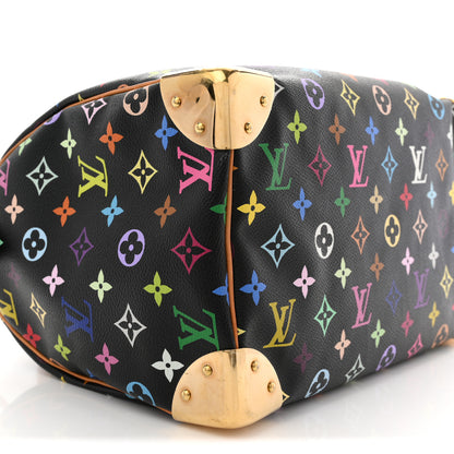 Louis Vuitton Monogram Multicolor Speedy 30 Black Black 9 of 10