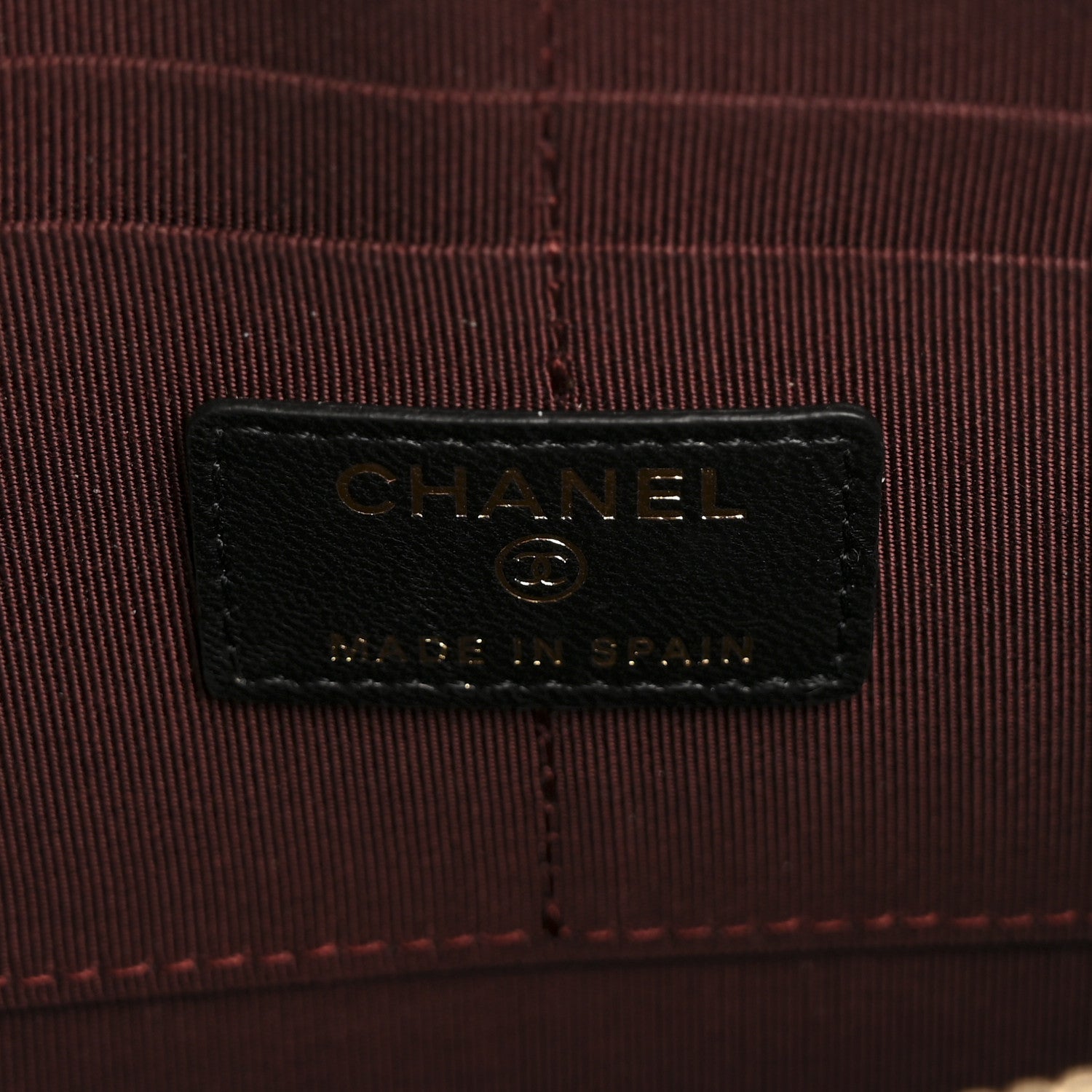 Chanel Lambskin Quilted Classic Pouch With Handle Black 6 of 7