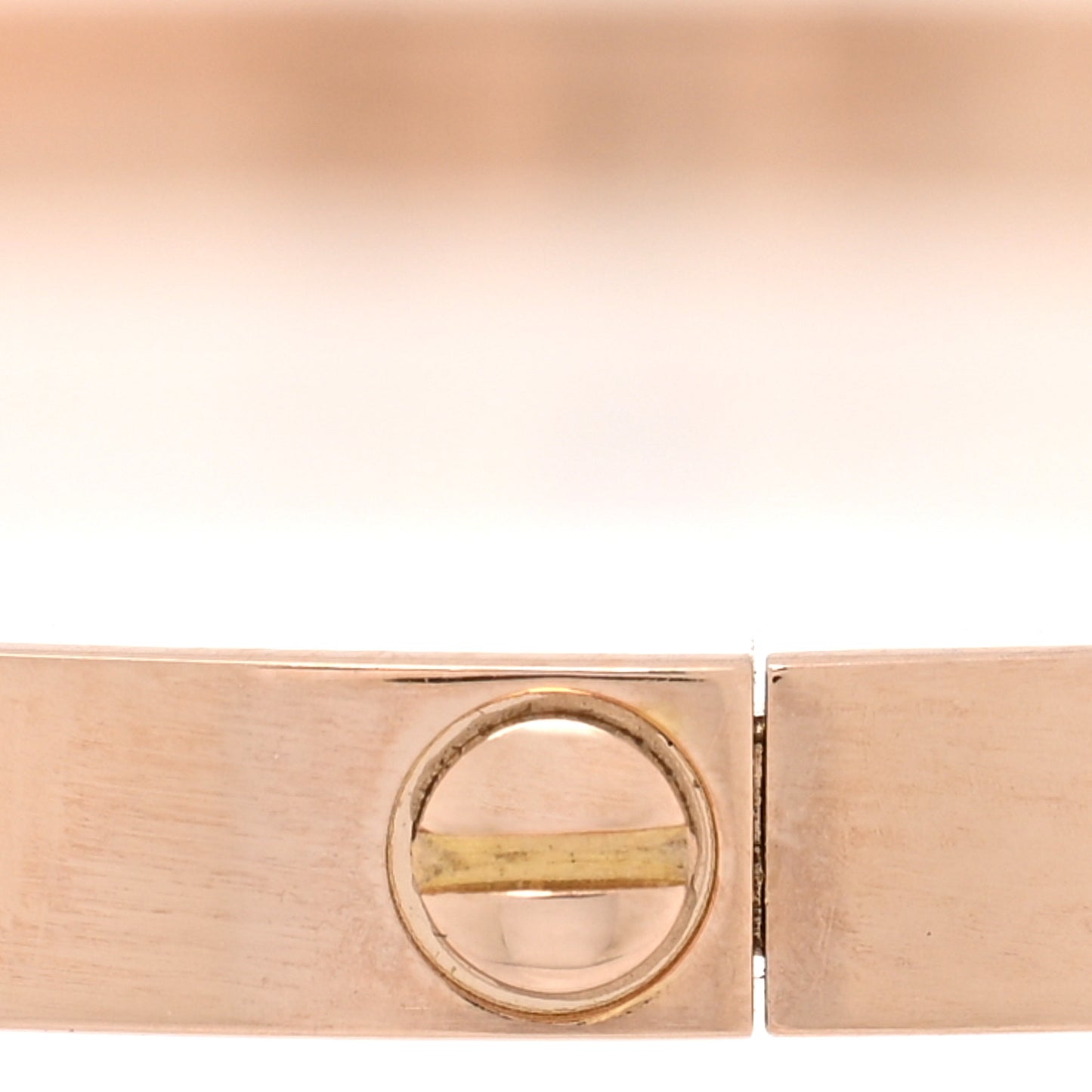 18K Pink Gold Small LOVE Bracelet 17
