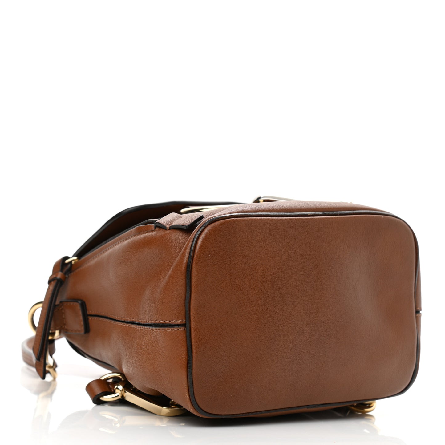 Suede Calfskin Mini Faye Backpack Tan