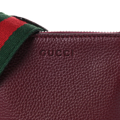 Gucci Pebbled Calfskin Mini B Shoulder Bag Red 8 of 11