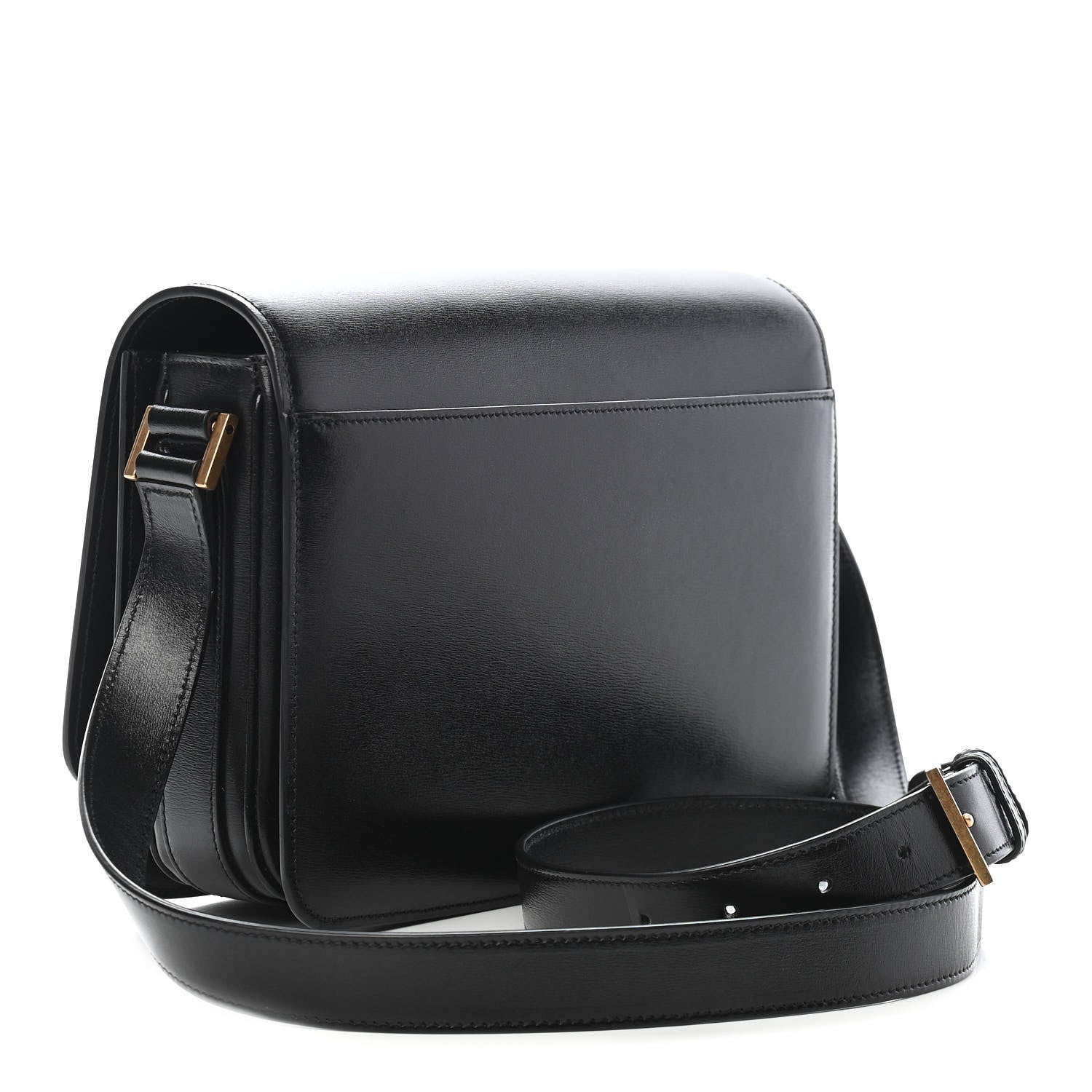 Saint Laurent Calfskin Medium Le 61 Shoulder Bag Black 2 of 8