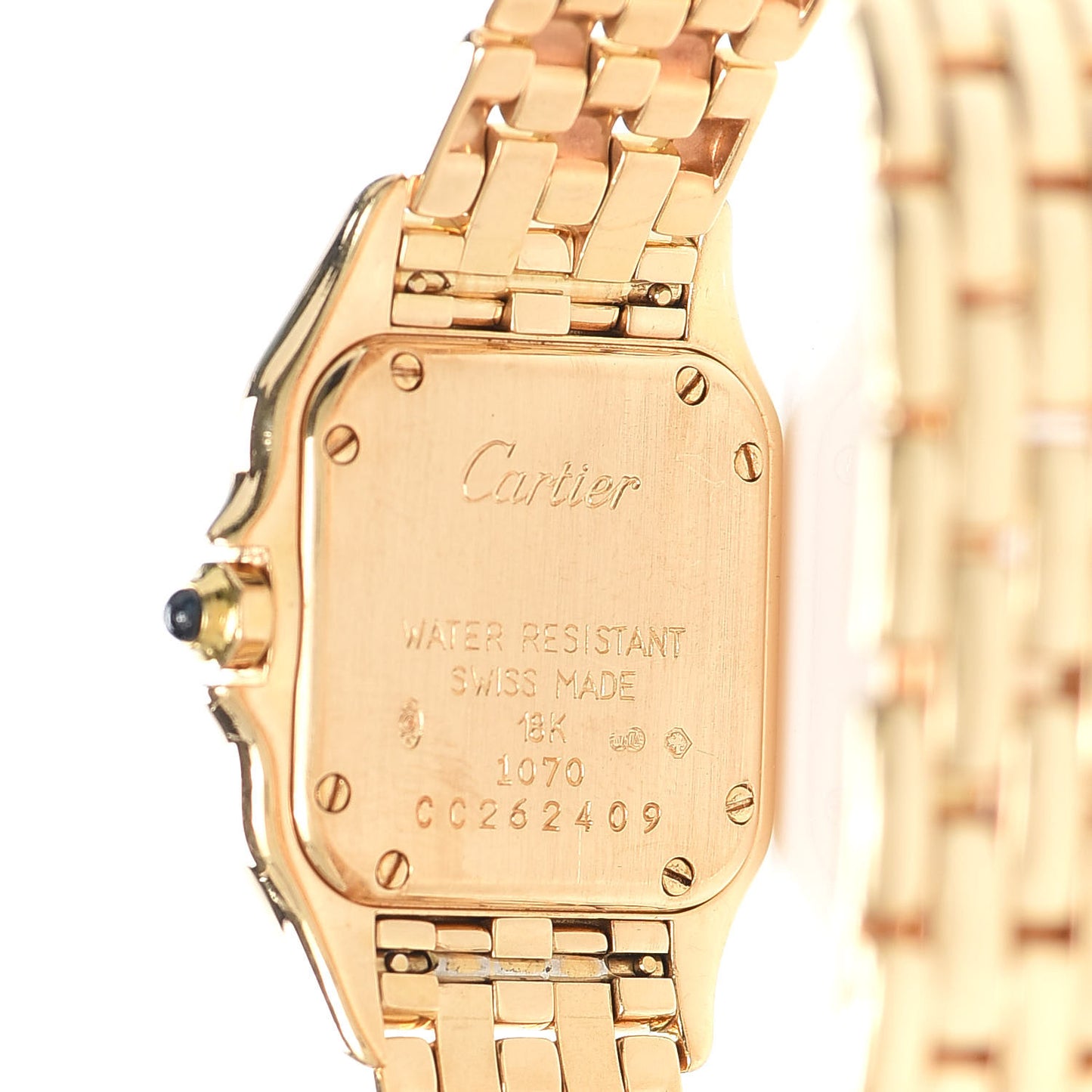 18K Yellow Gold 22mm Panthere Quartz Watch