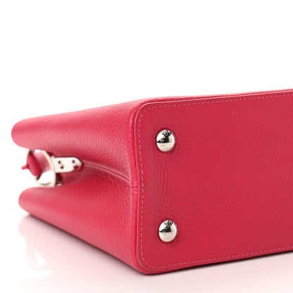 Louis Vuitton Taurillon Capucines Studs PM Bougainvillea 8 of 9