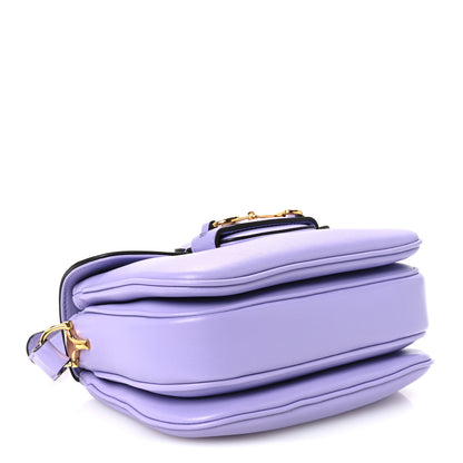 Gucci Calfskin Horsebit 1955 Aura Mini Shoulder Bag Lapis 4 of 11