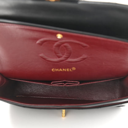 Chanel Lambskin Quilted Medium Double Flap Black 5 of 11