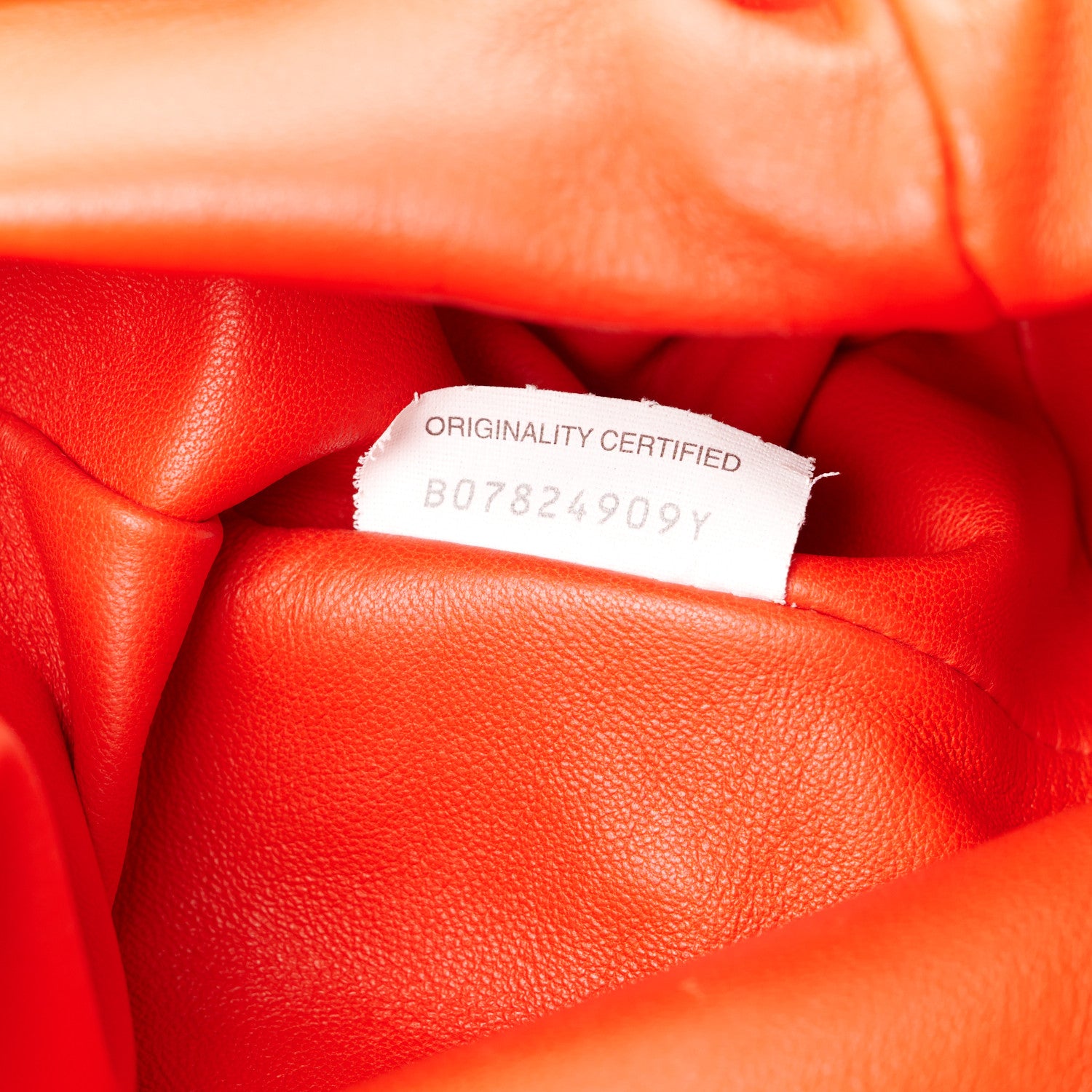 Bottega Veneta Nappa Maxi Intrecciato The Pouch Oversized Clutch Orange 7 of 10