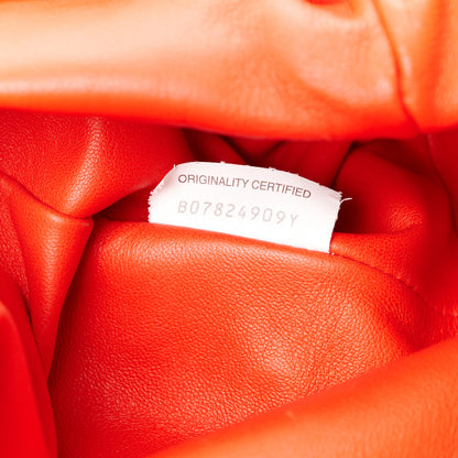 Bottega Veneta Nappa Maxi Intrecciato The Pouch Oversized Clutch Orange 7 of 10
