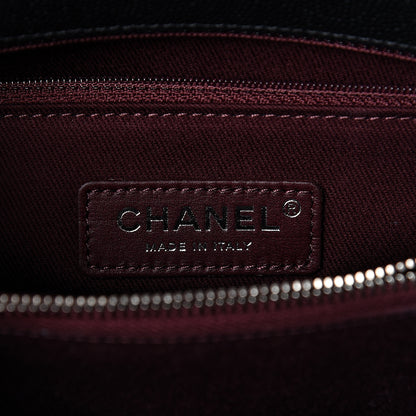 Chanel Caviar Chevron Quilted Small Coco Handle Flap Black 6 of 10