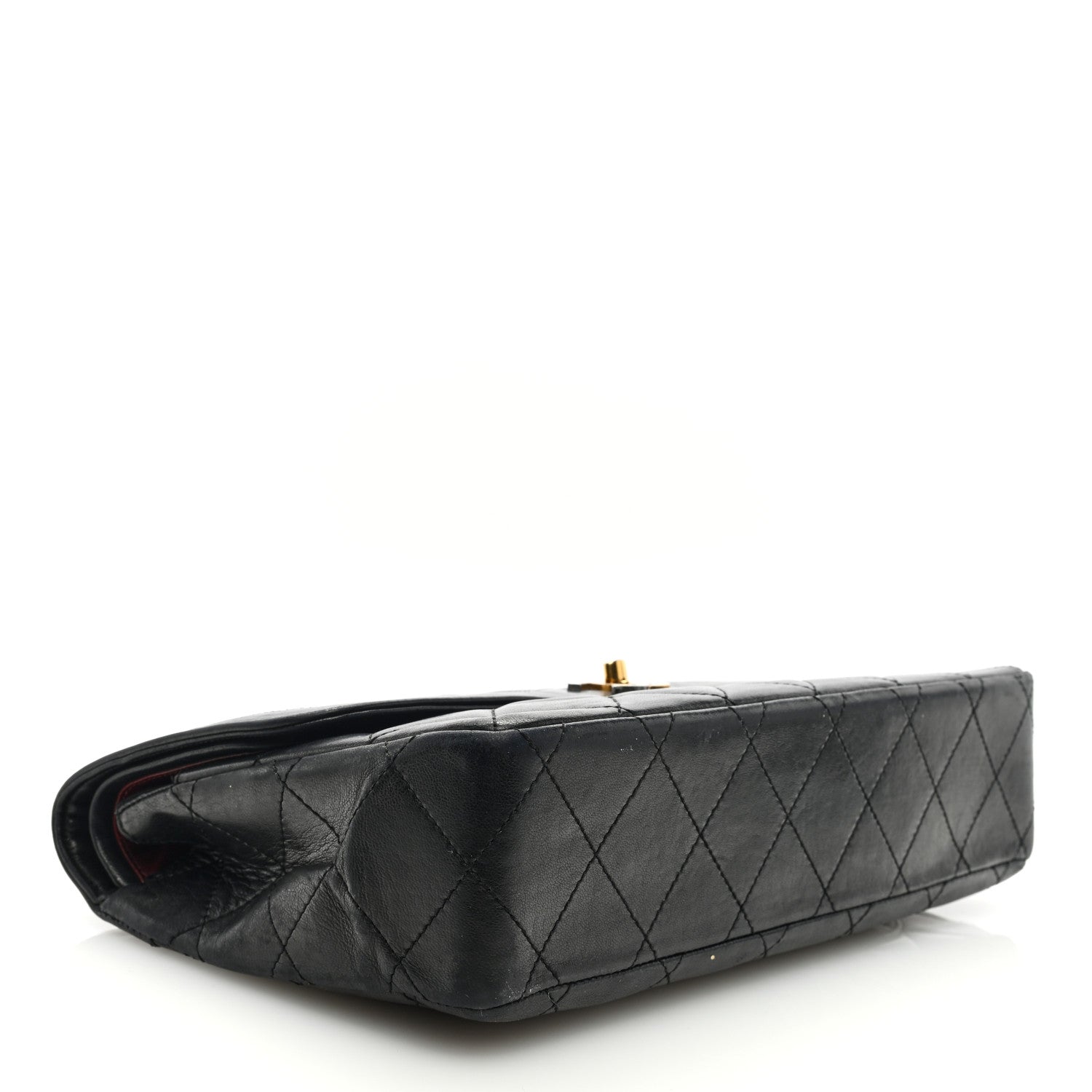 Chanel Lambskin Quilted Small Double Flap Black 4 of 11