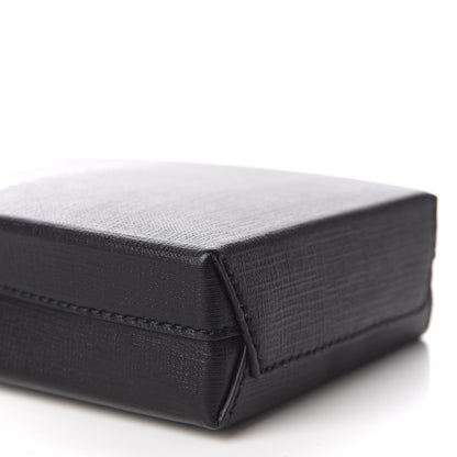 Balenciaga Squared Calfskin Logo Shopping Phone Holder Bag Black 5 of 9