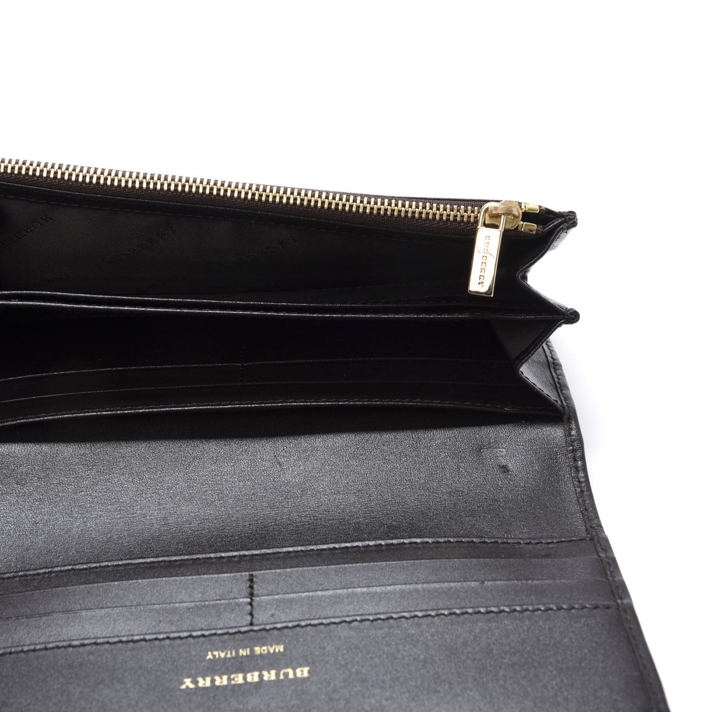 Haymarket Check Penrose Continental Wallet Chocolate