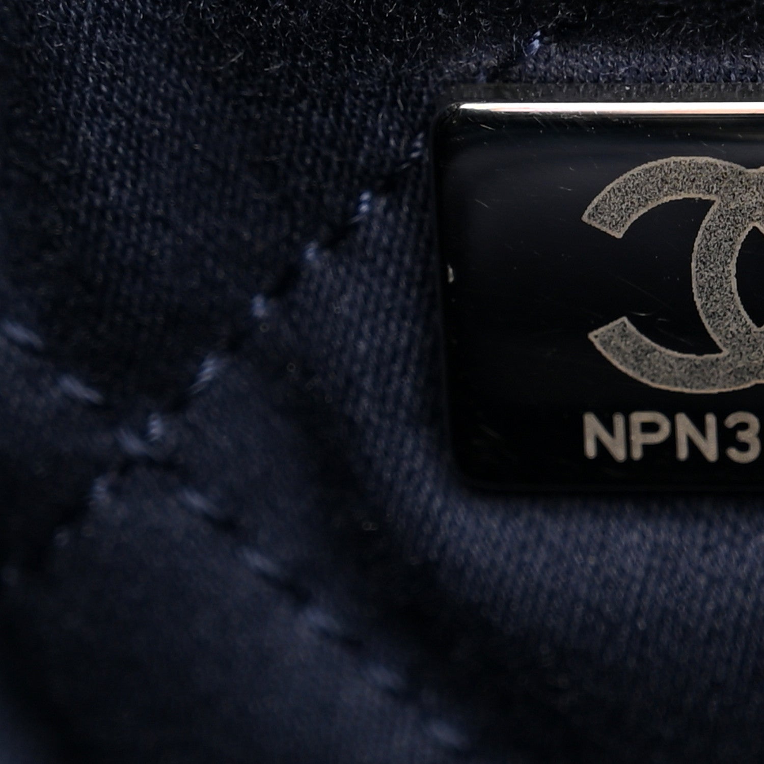 Chanel Denim Stitched Quilted Mini Chanel 22 Blue 1562582