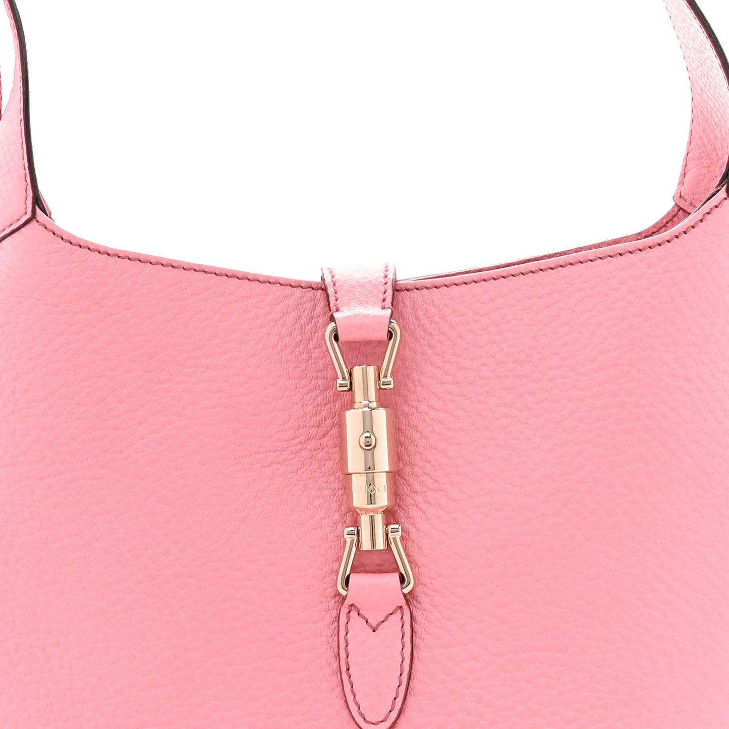 Soft Grained Calfskin Small Jackie O Hobo Iris Rose