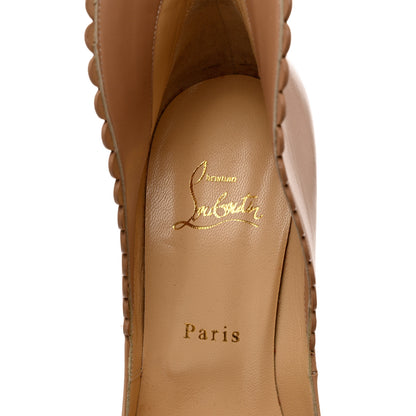 Christian Louboutin Kid Pijonina 100 Booties 39 Nude 6 of 11
