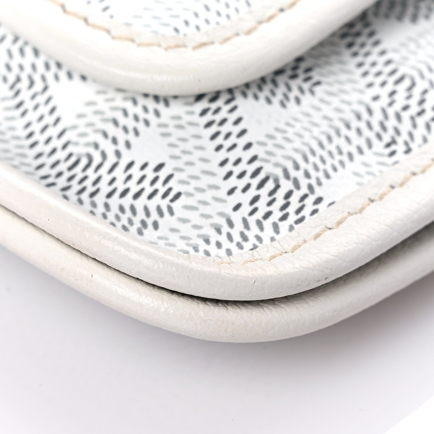 Goyard Goyardine Plumet Wallet Clutch White 9 of 13