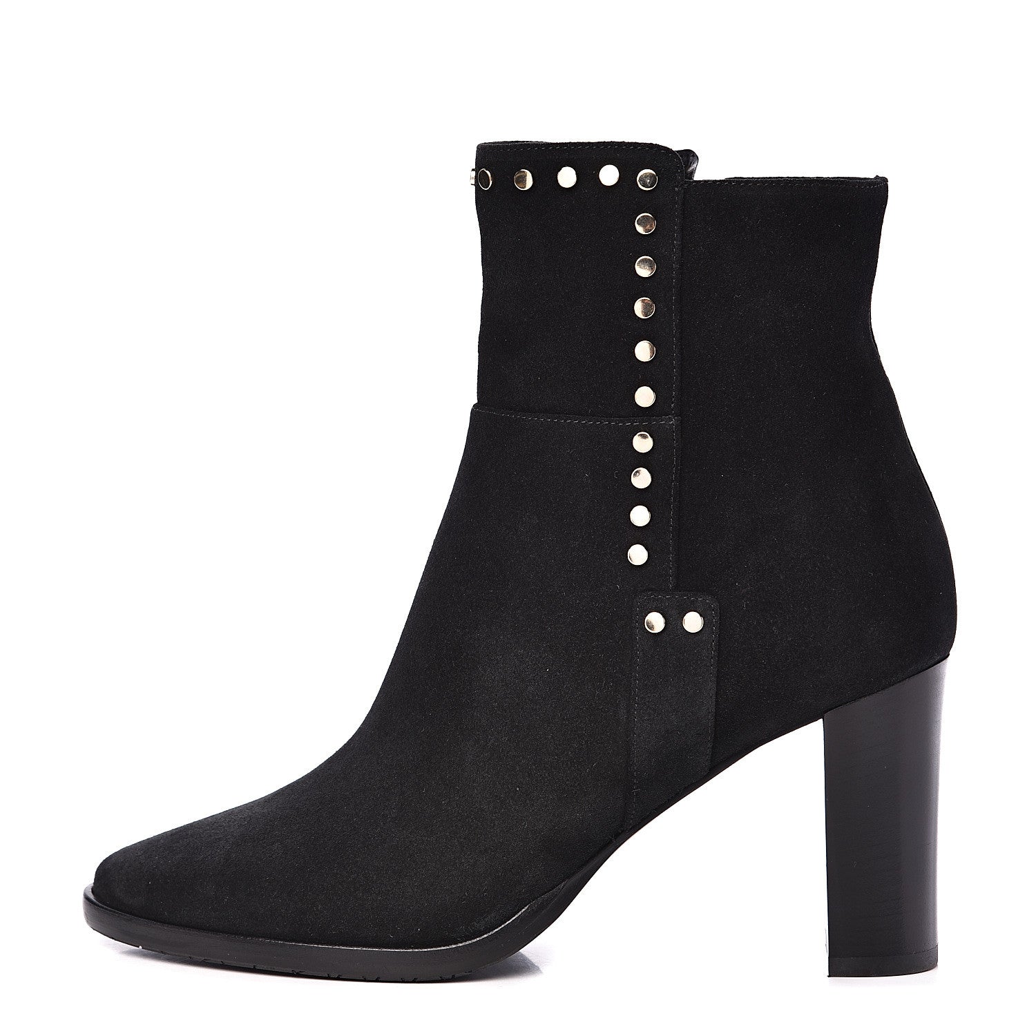 Jimmy Choo Suede Harlow Ankle Boots 38 Black 1 of 8
