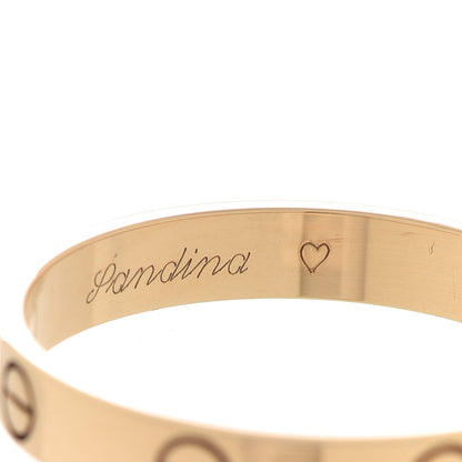 Cartier 18K Yellow Gold 3.5mm LOVE Wedding Band Ring 64 10.75 3 of 5