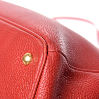Prada Vitello Daino Tote Rosso 22 of 22