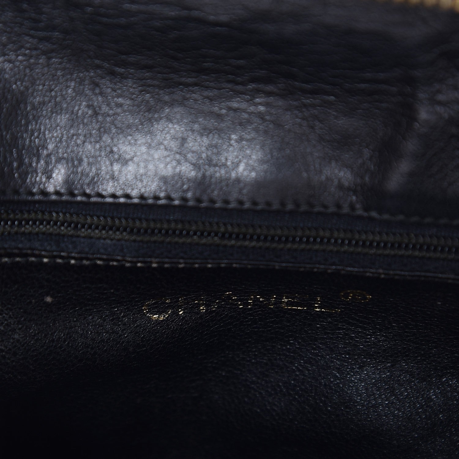 Chanel Lambskin Quilted Tassel Shoulder Bag Black 6 of 11