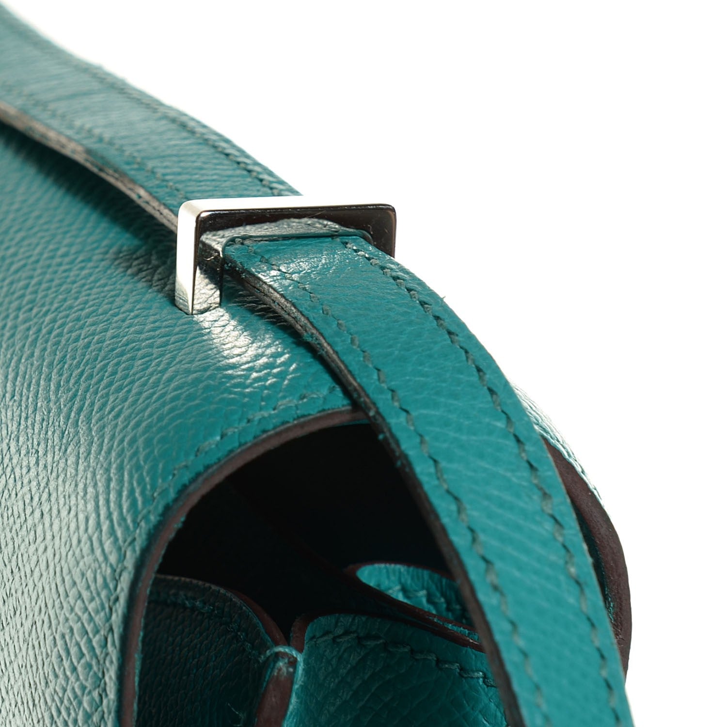 Hermes Epsom Constance Elan 25 Bleu Paon 10 of 11