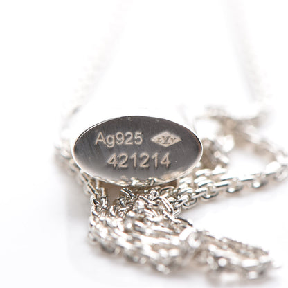 Louis Vuitton Sterling Silver Lockit Necklace 6 of 6