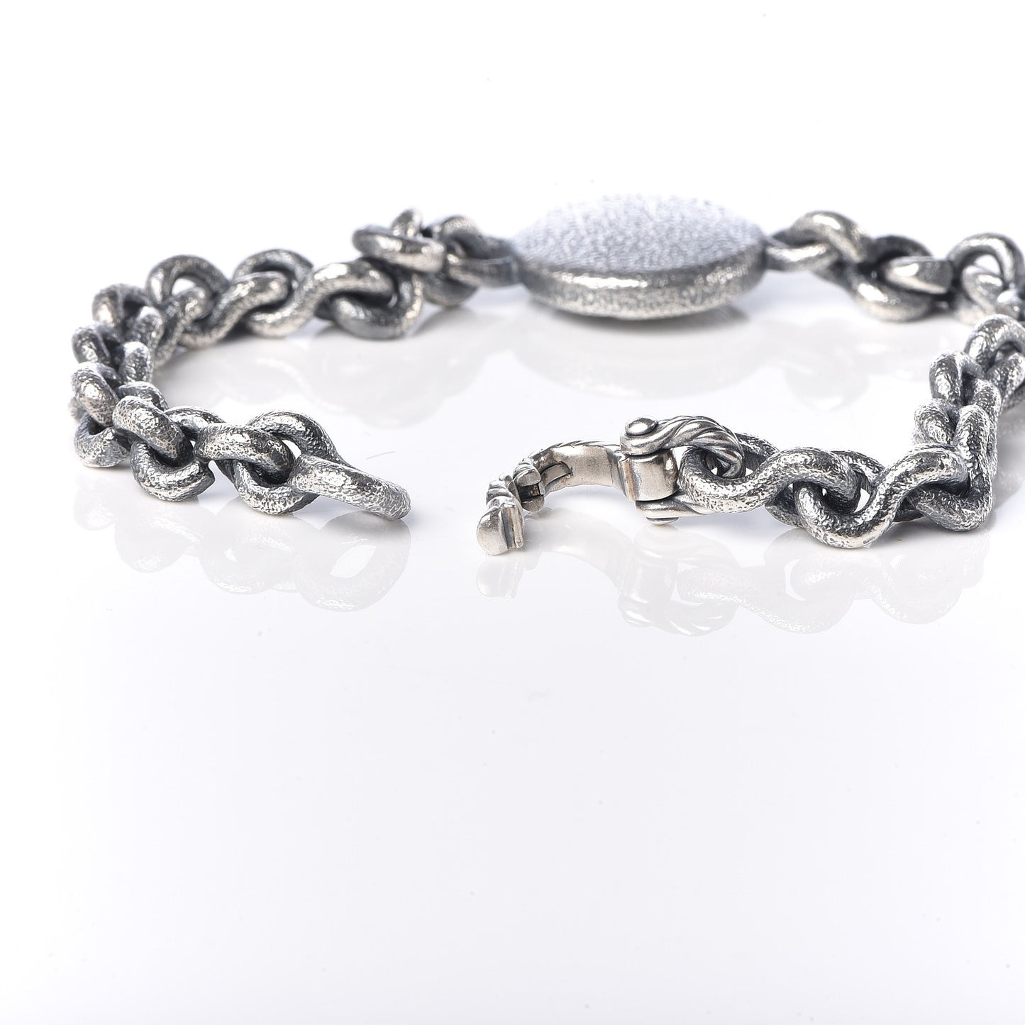 Sterling Silver Petrvs Lion Link Bracelet