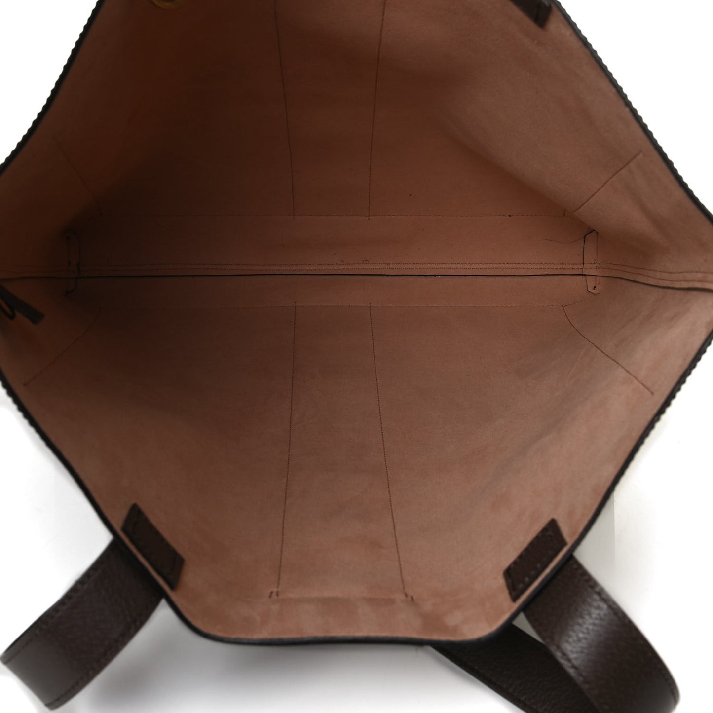 GG Supreme Monogram Web Large Ophidia Vertical Shopping Tote Brown