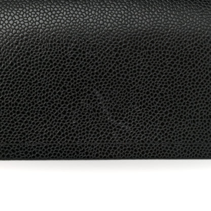 Chanel Caviar Quilted Jumbo Double Flap Black 11 of 12